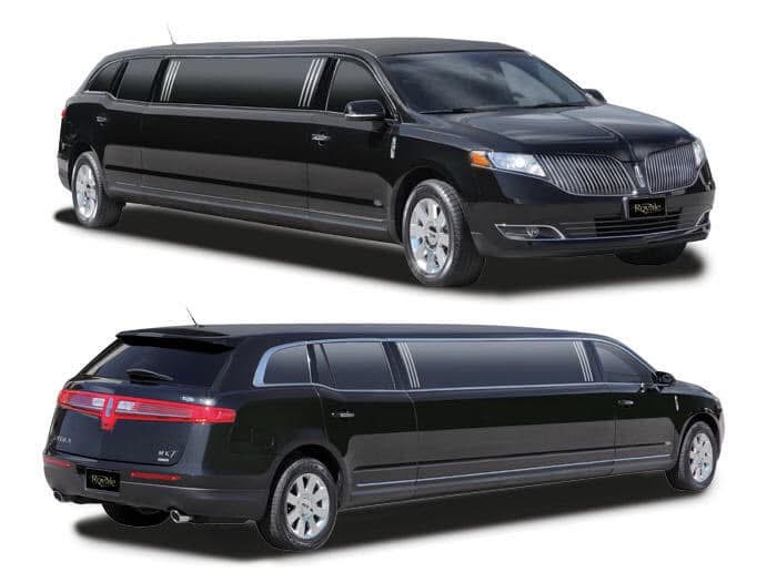 Black stretch limousine available from David's Transportation Services